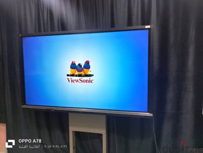 شاشة تفاعلية ٧٥ بوصة مع حامل متحرك ماركة viewsonic