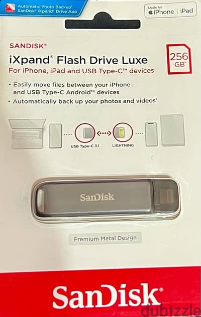 SANDISK iXpand Flash Drive Luxe For iPhone and iPad devices