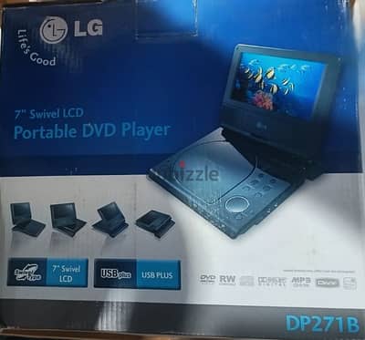 مشغل افلام محمول LG DVD  يصلح للرحلات