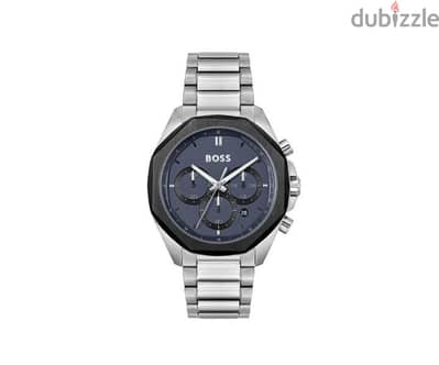 ساعة هوجو بوص اصلى بالعلبة الأصلية والكتالوج Hugo Boss Watch