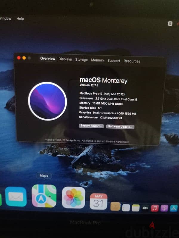 Macbook pro 2012 2