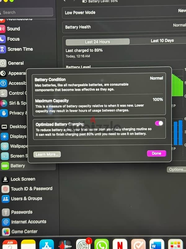 mackbook air m2 used like new 1