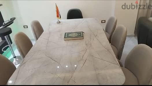 ## سفره زهره ٨ كراسى جديده ارت هاوس رقم ١ للأثاث فى مصر