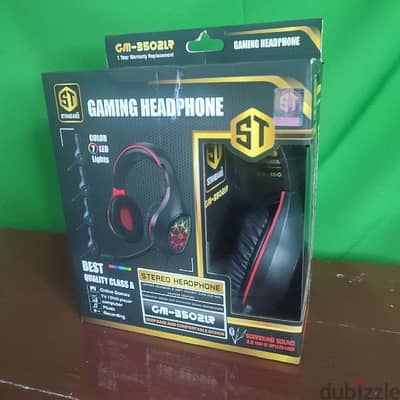 Headset Gaming St Standard With Rgb Led Gm-3502Lr