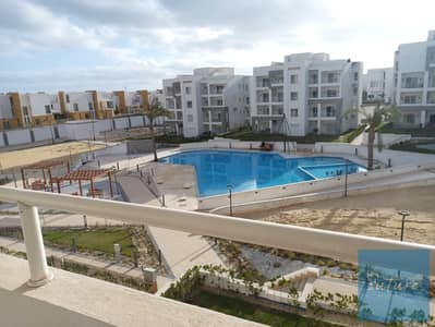 امواج الساحل الشمالي شاليه 2 غرفه للبيع تحت سعر السوق افضل فيو علي البول - Amwaj North Coast