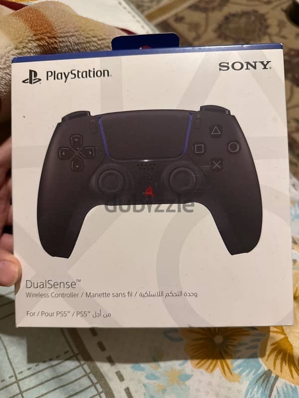 PS5 Controller black New دراع جديد - ألعاب فيديو و إكسسواراتها - 204917955
