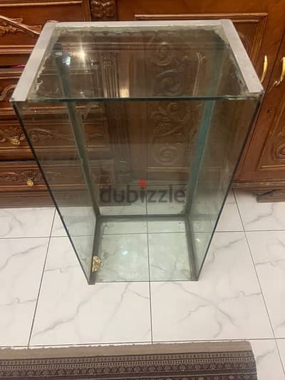 حوض سمك زجاج ب جوانب الومونيوم