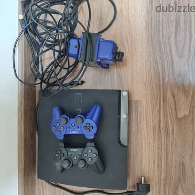 PS3 Slim imported from America with adapter and all accessories