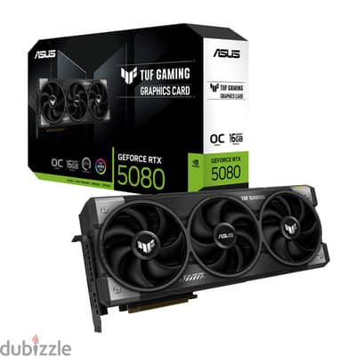 ASUS TUF Gaming GeForce RTX ™ 5080 16GB GDDR7 OC Edition (جديد)