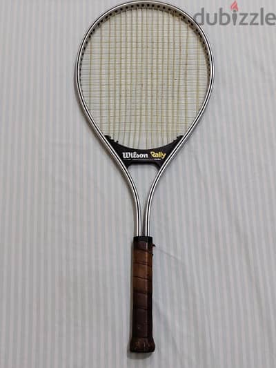 Wilson Rally Vintage Aluminum Midsize Tennis Racquet 4 1/4 Original