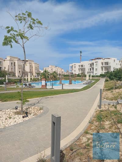 امواج الساحل الشمالي شاليه 2 غرفه ارضي للبيع تحت سعر السوق افضل فيو علي البول وحديقة - Amwaj North Coast