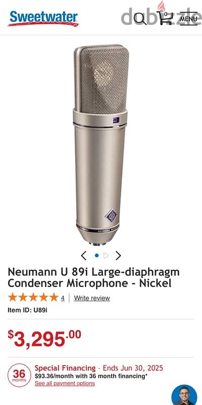 microphone neumann u89 i