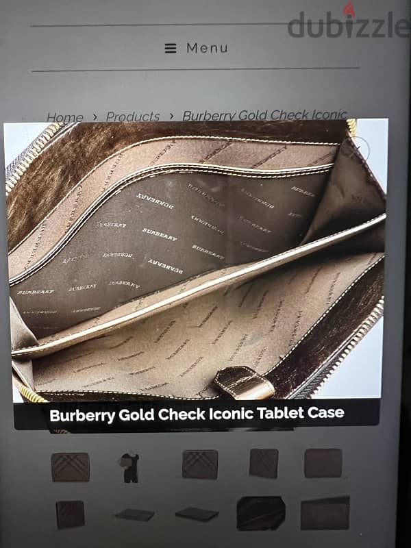 authentic Burberry clutch 5