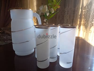 Set of drinks