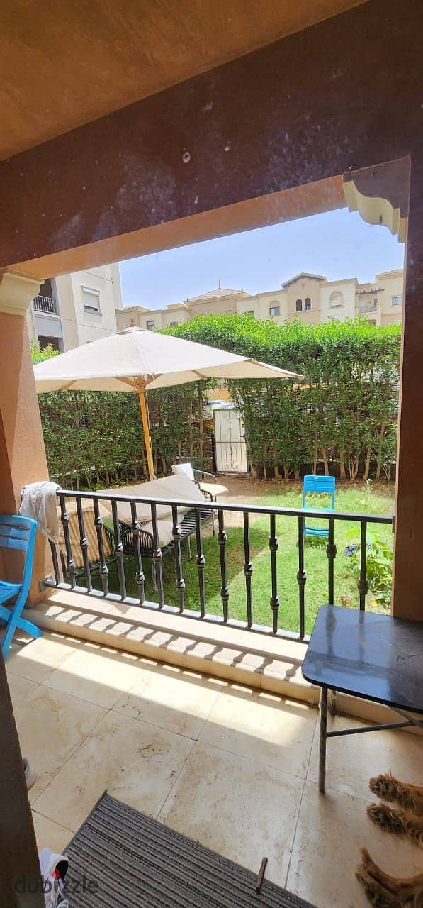 View of Ground Floor Apartment with Private Garden for Sale in Mivida Compound ...