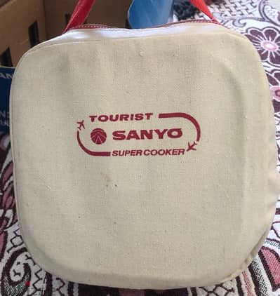 Original Japanese Sanyo Stove Camp Heaterموقد مع ادوات الطهي