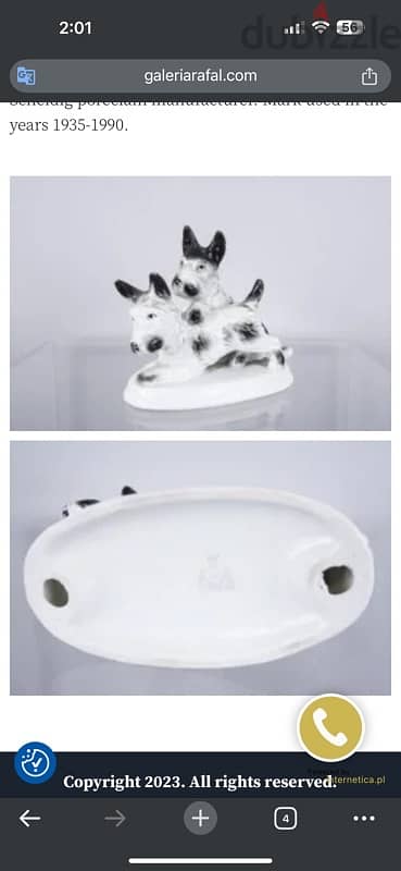 Porcelain statue