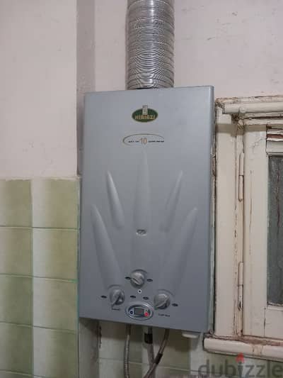 10-liter gas water heater