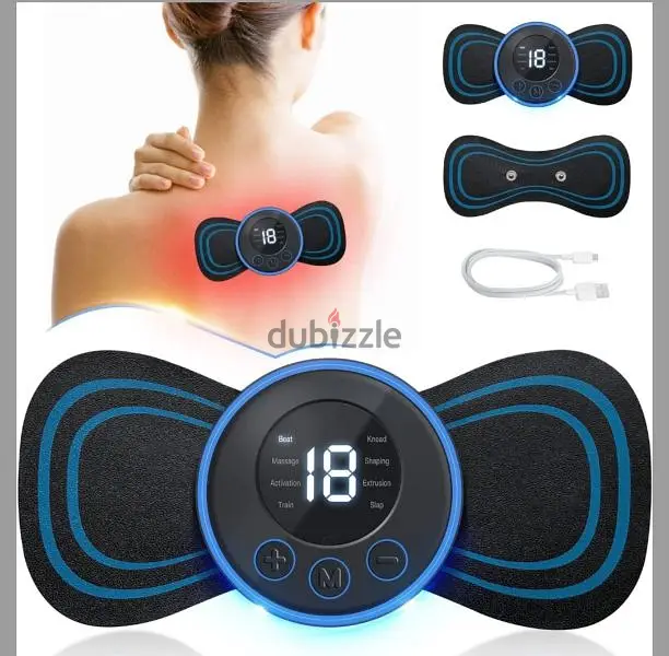 Dispositivo portátil de masaje y relajación corporal y muscular para cuello, espalda, hombros y rodillas