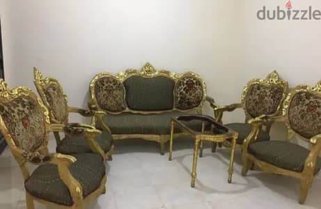 صالون اربعه فوتيه وكنبه