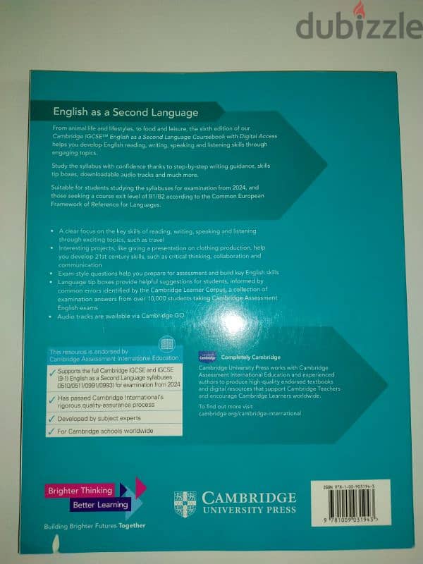 Cambridge IGCSE English as a Second Language Coursebook 1