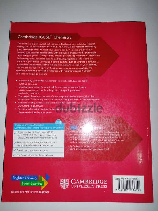 Cambridge IGCSE Chemistry Coursebook 1