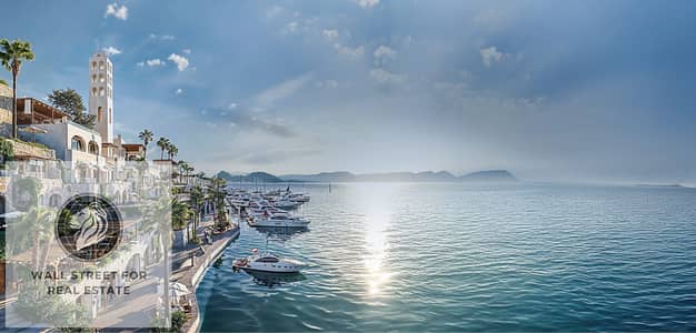 chalet 131m for sale in SOUTHMED lagoon view near marina gate with low down payment