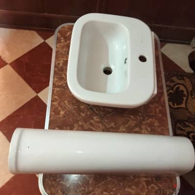 حوض حمام بعمود ممتاز ***