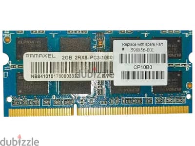 Laptop Ram 2GB PC3 Ramaxel
