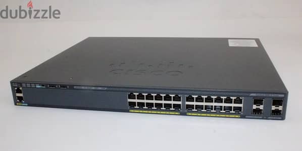 Switch CISCO WS-C2960X-24 Port Gigabit PoE+