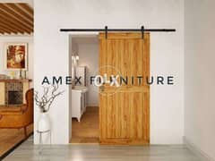 روووعه الأبواب الخشبيه تنفيذ خشب موسكي طبيعي من Amex furnitur للاثاث 0
