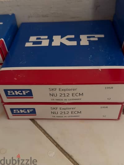 SKF NU 212 ECM Cylindrical Roller Bearing – Brand New, Made in Germany