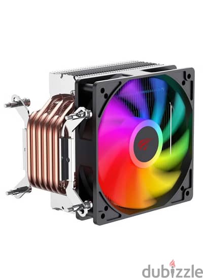 Havit 120mm RGB CPU Cooler Copper Tube Intel LGA1700 - model F2005
