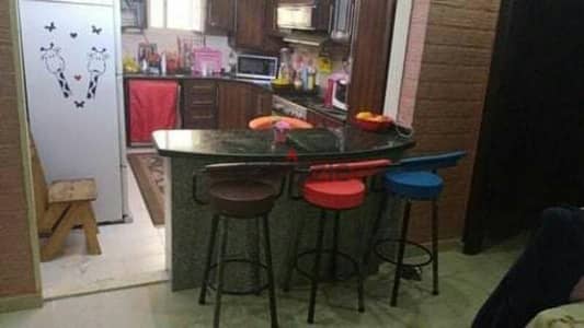عروض لمدة اسبوع كرسي بار ثابت جلد