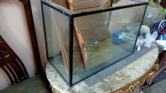 حوض اسماك زجاج مقوي 60×40