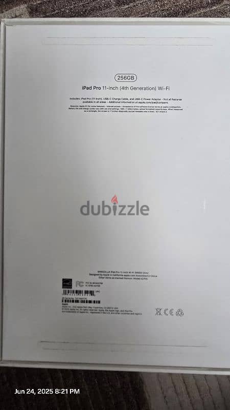 ipad pro 11 inch (4 th Generation) wifi 3
