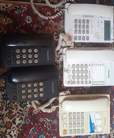 تليفون باناسونيك مستعمل عده عاديه بحاله جيده