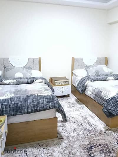 Furnished hotel apartment, fully air-conditioned, next to City Stars, with all amenities for daily and monthly rent for families,