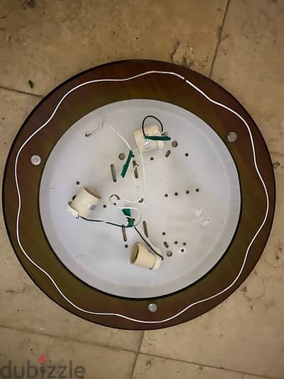 نجفة اضاءة طبق ثلاثه لمبة