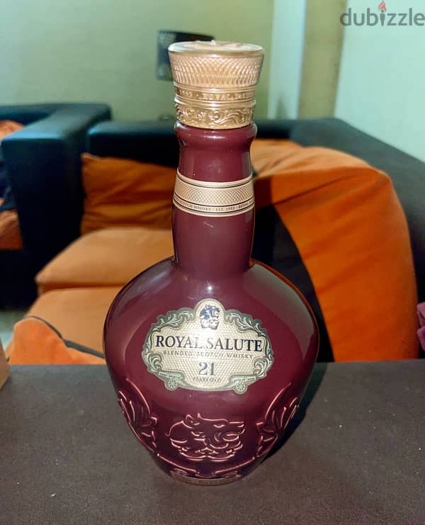 original empty royal salute bottle 2