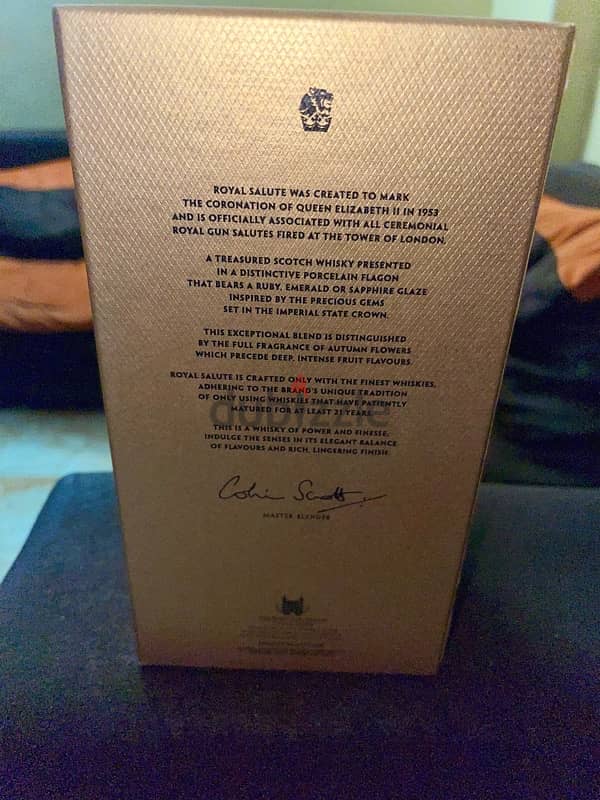 original empty royal salute bottle 5