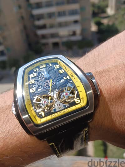 JACOB & CO (TWIN TURBO)  ساعه جاكوب توين تربو