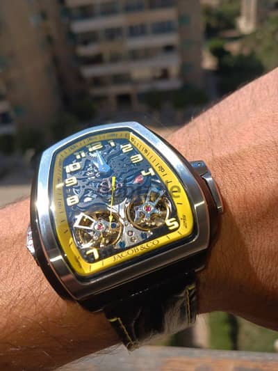 JACOB & CO (TWIN TURBO)  ساعه جاكوب توين تربو