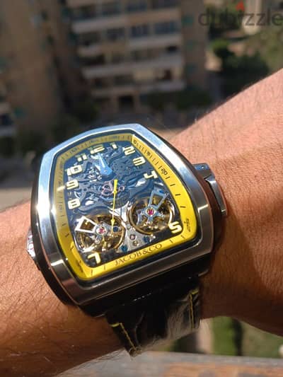 JACOB & CO (TWIN TURBO)  ساعه جاكوب توين تربو
