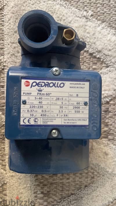 موتور مياه pedrollo 0.5HP