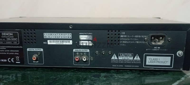 CD denon professional model DN500C 9