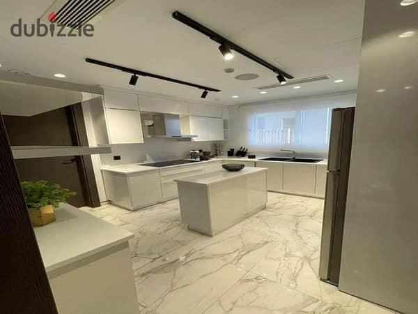 A ready to move finished apartment in badya palm hills