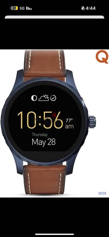 ساعة ذكية فوسيل  fossil Q marshal