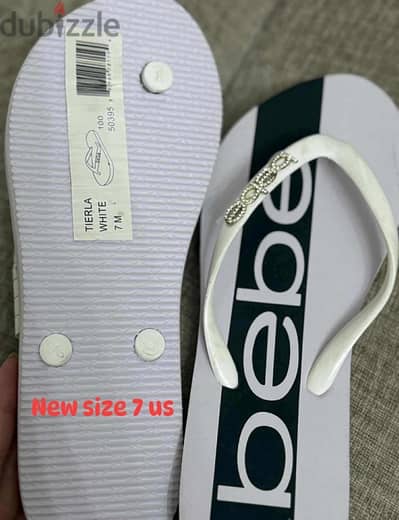 new bebe slipper flip flops