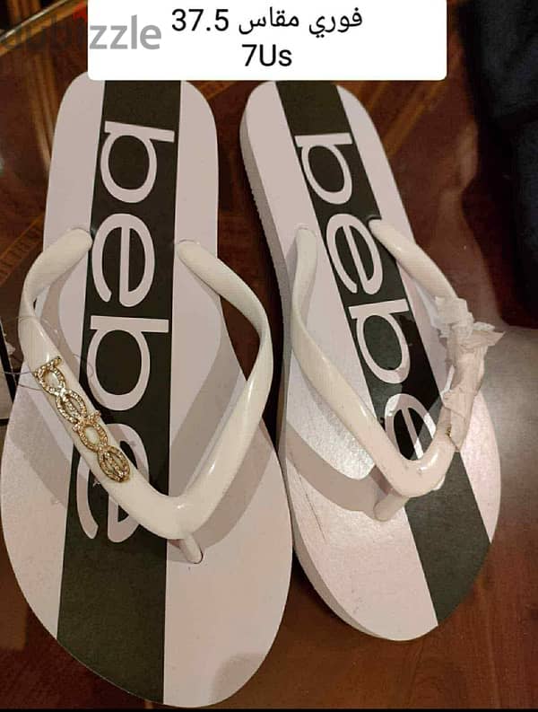 new bebe slipper flip flops 1